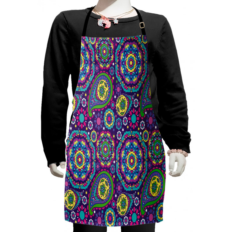 Vibrant Tones Boho Kids Apron