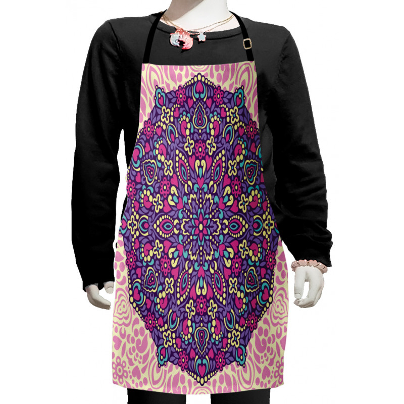 Floral Cosmos Kids Apron