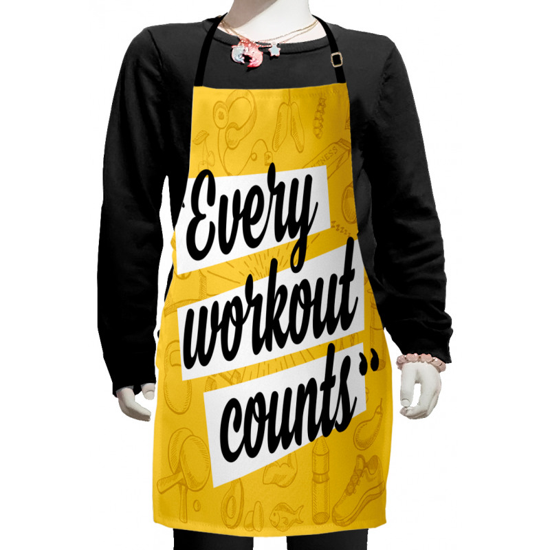 Every Workout Counts Kids Apron