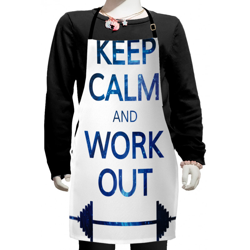 Keep Calm and Work Kids Apron