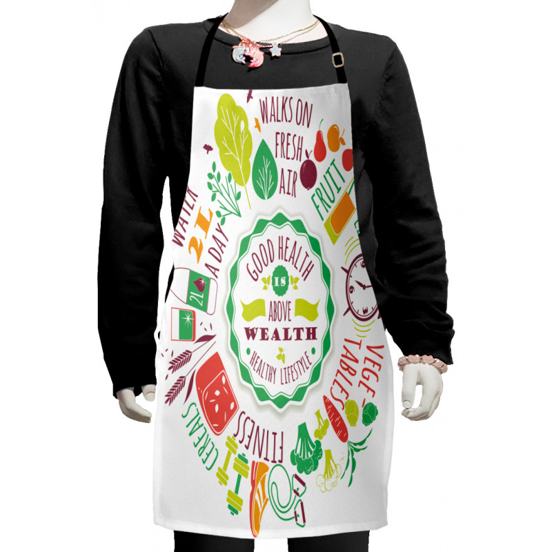 Motivational Text Kids Apron