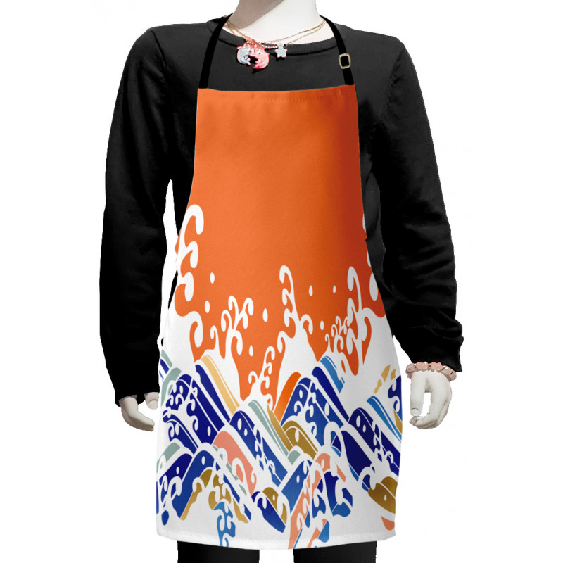 Vibrant Spindrift Kids Apron