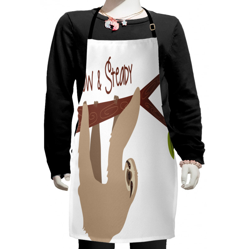 Cartoon Wildlife Mammal Kids Apron