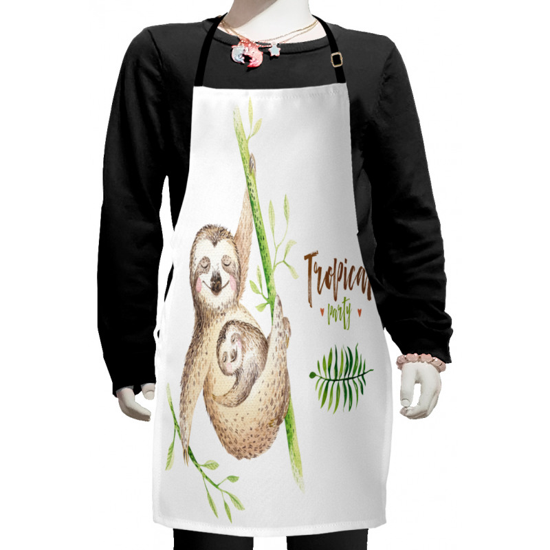 Happy Family Boho Style Kids Apron