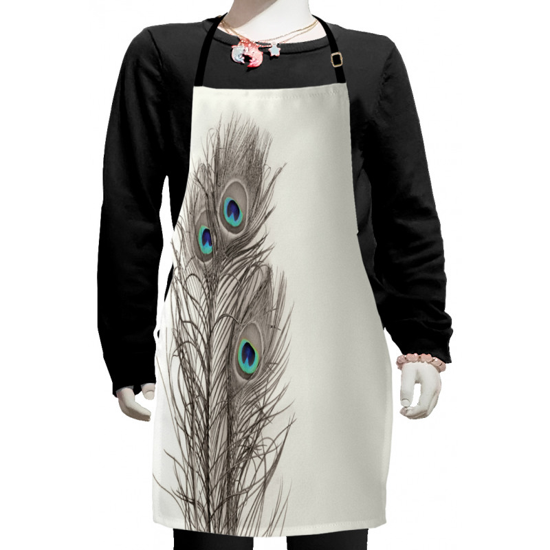 Feathers of Exotic Bird Kids Apron