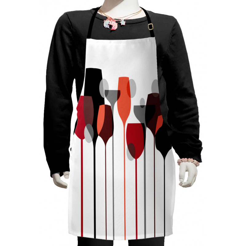 Abstract Glasses Kids Apron