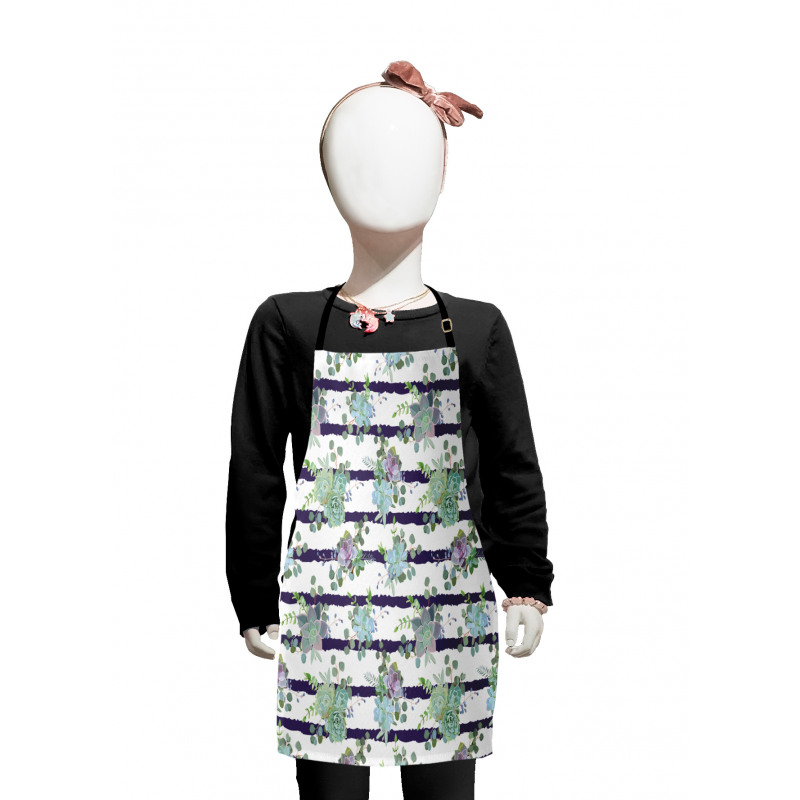 Natural Cactus Pattern Kids Apron