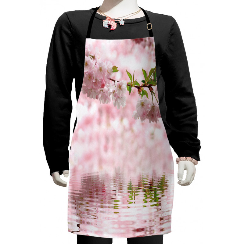 Tender Floral Branch Water Kids Apron