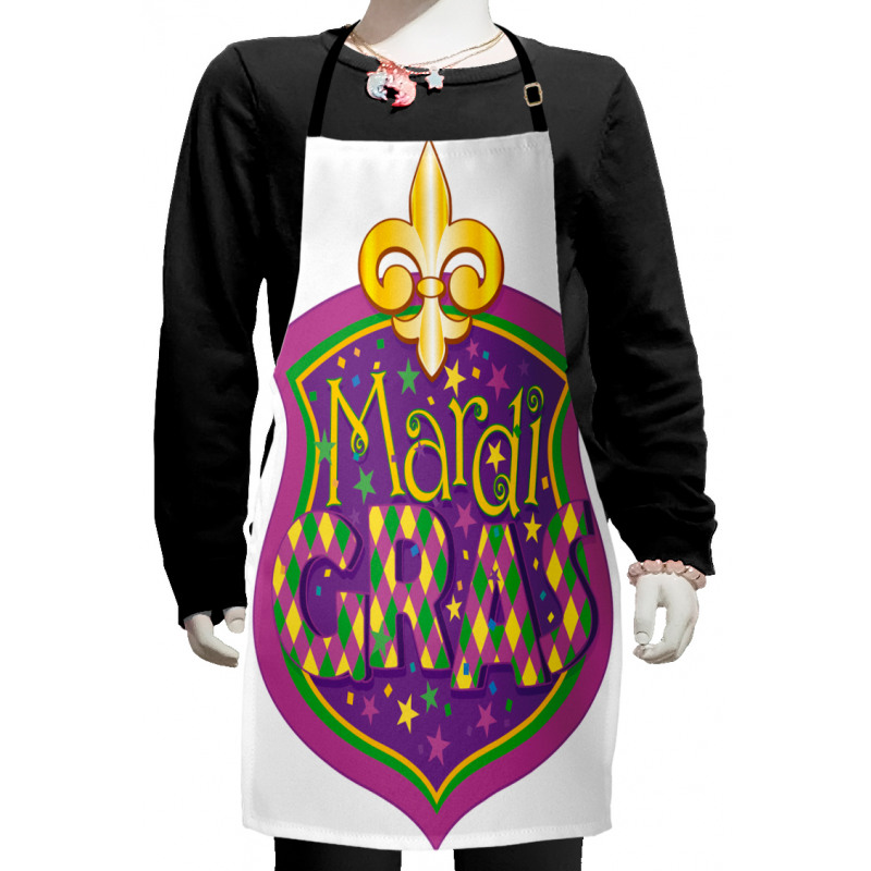 Fleur De Lis Blazon Kids Apron