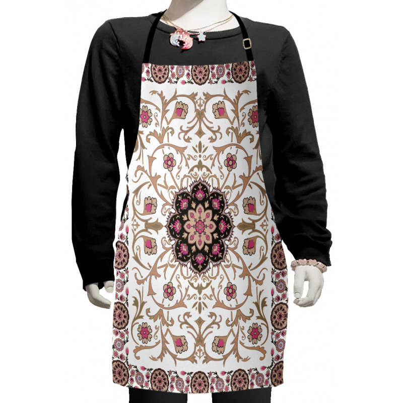 Classic Floral Details Kids Apron