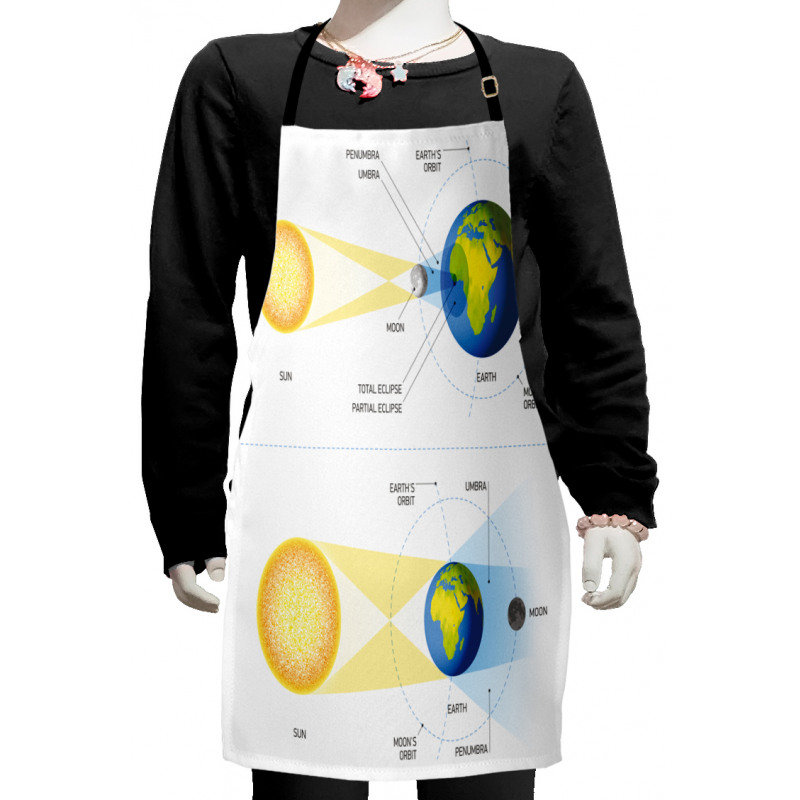 Sonar Eclipse Sun Kids Apron