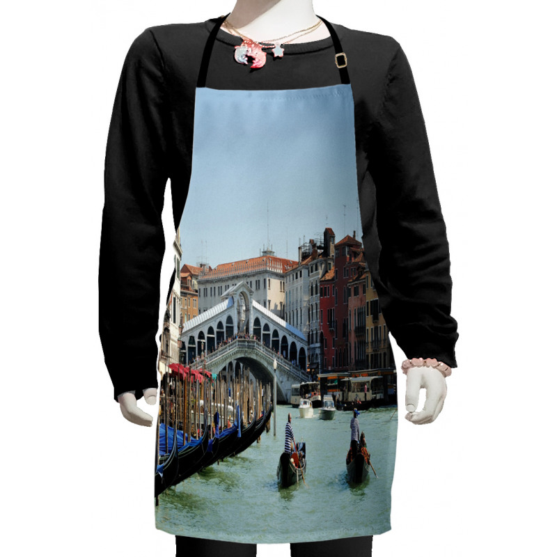 Venice Gondola Canal Photo Kids Apron