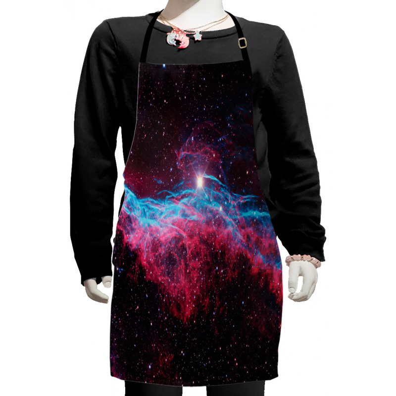 Outer Space Stars Galaxy Kids Apron