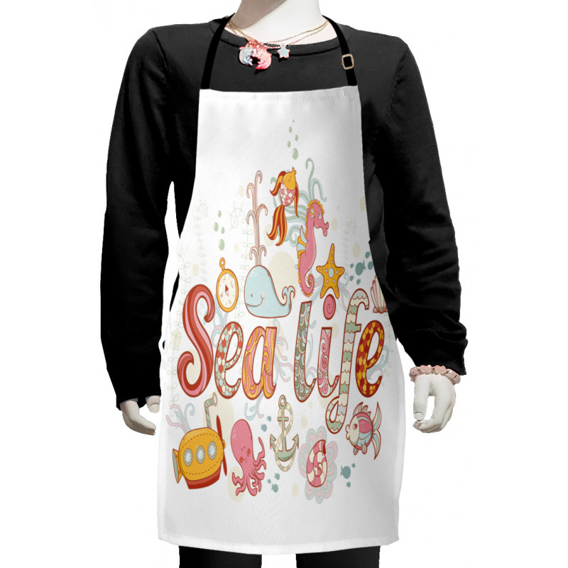 Marine Life Theme Kids Apron