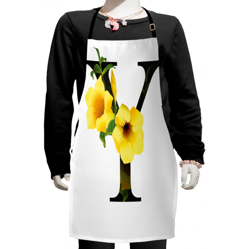 Yellow Bells Capital Y Kids Apron