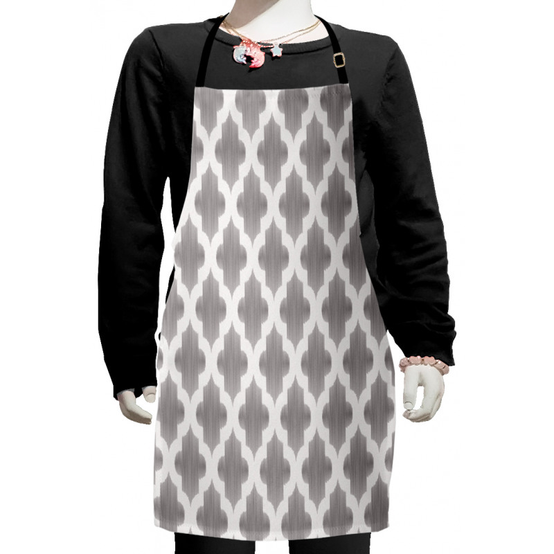 Geometric Damask Kids Apron