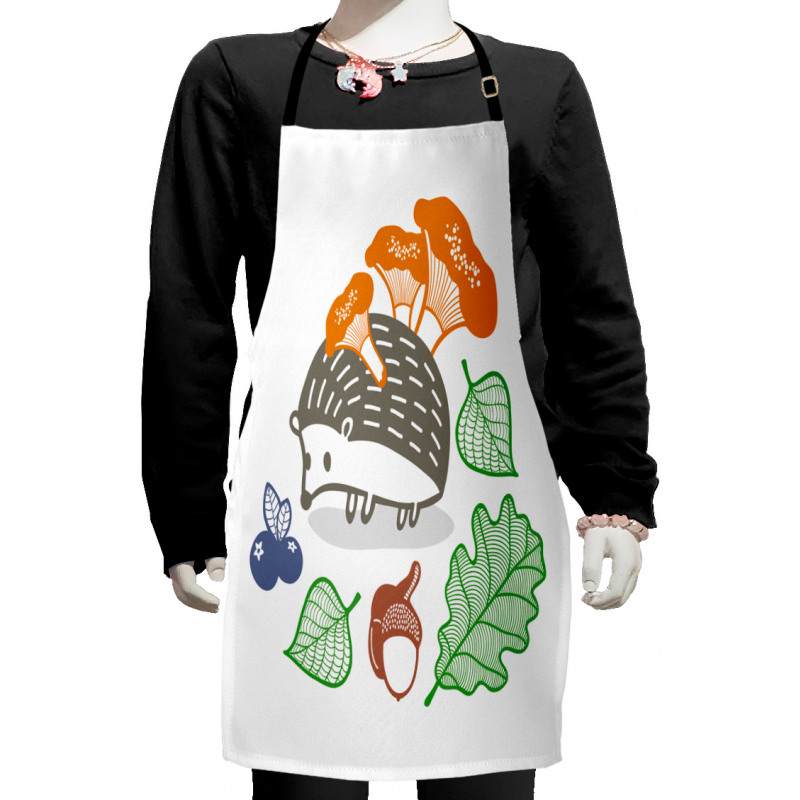 Colorful Animal Food Kids Apron