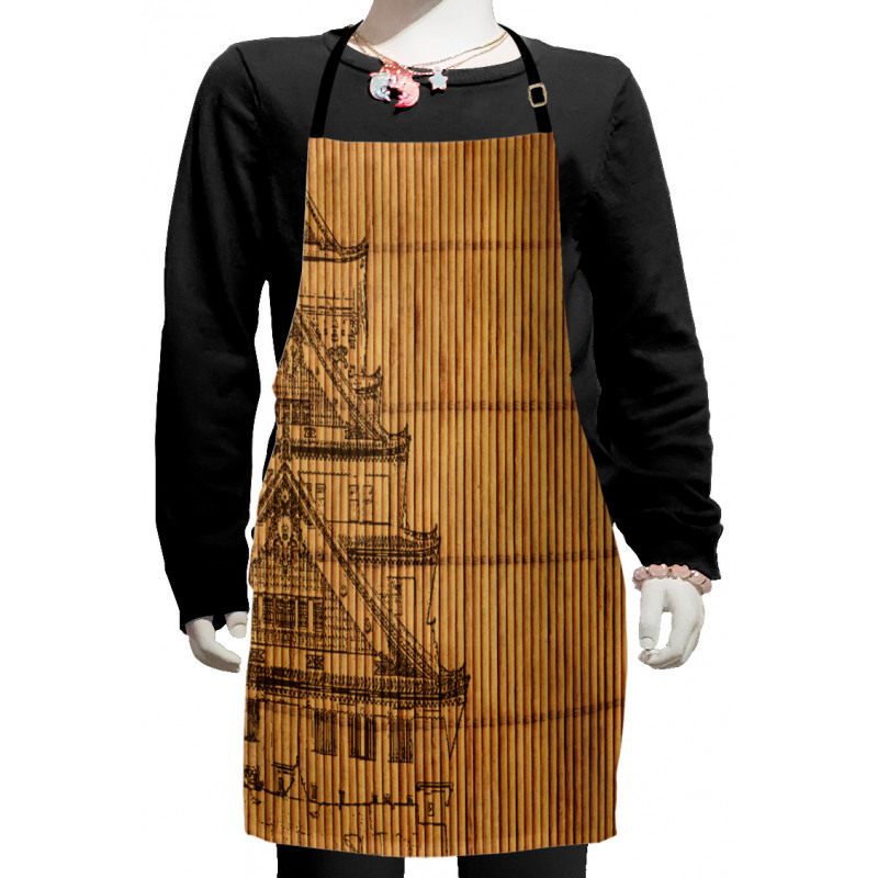 Building on Bamboo Pipes Kids Apron