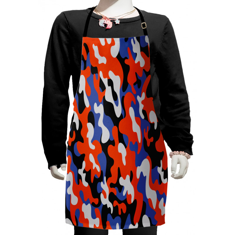 Abstract Paint Splashes Kids Apron