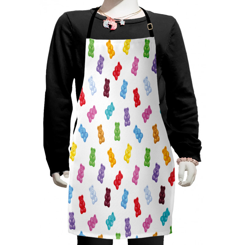 Vibrant Gummy Bears Kids Apron