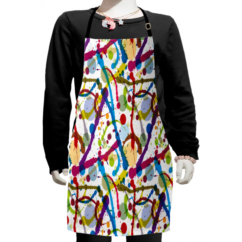 Colorful Splash Kids Apron