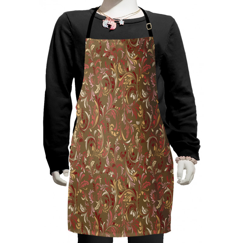 Victorian Classic Leaves Kids Apron