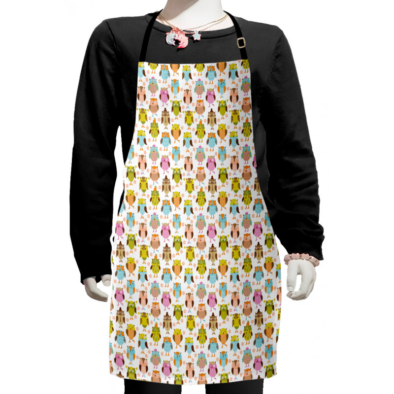 Floral Colorful Kids Apron