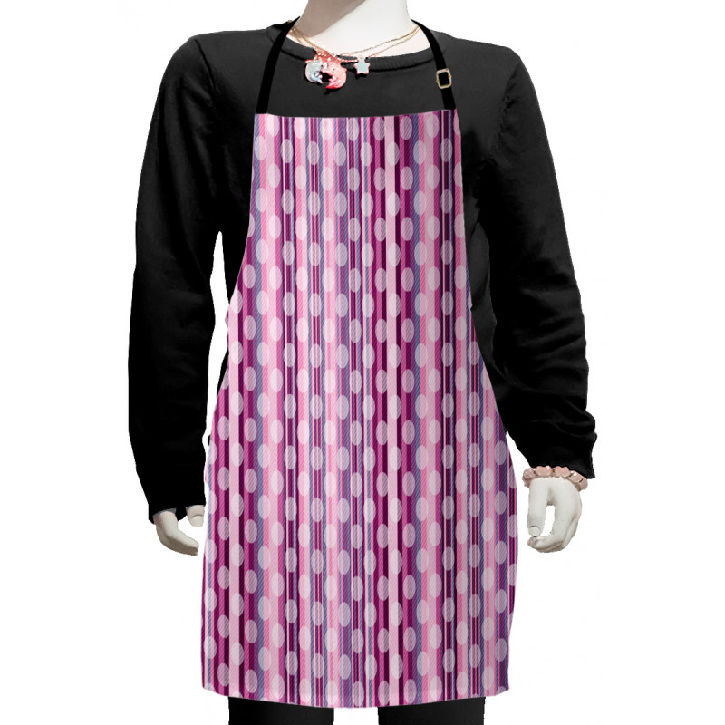 Stripes Retro Style Kids Apron