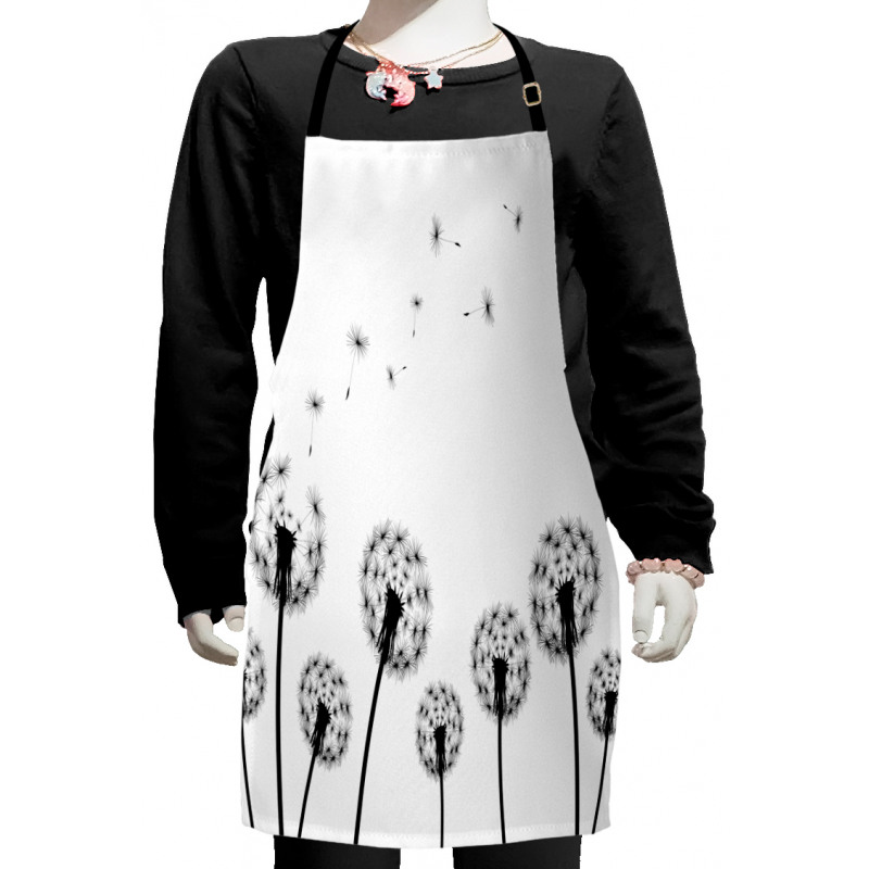 Faded Blowball Plant Kids Apron