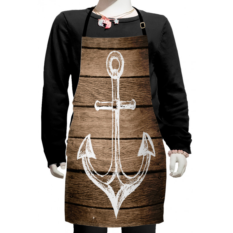 Rustic Planks Kids Apron