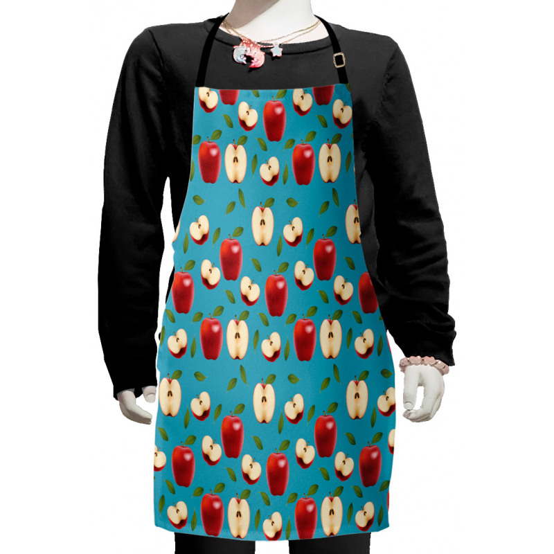 Red Delicious Healty Food Kids Apron