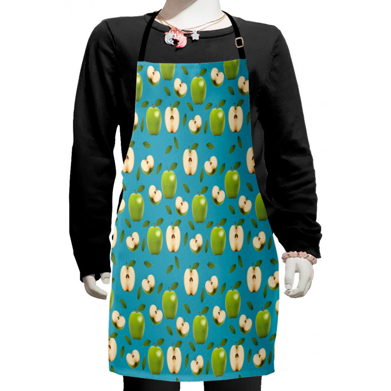 Raw Granny Smith Fruits Kids Apron