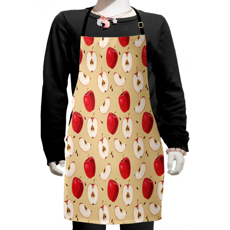 Fresh Fruit Slices Pie Kids Apron