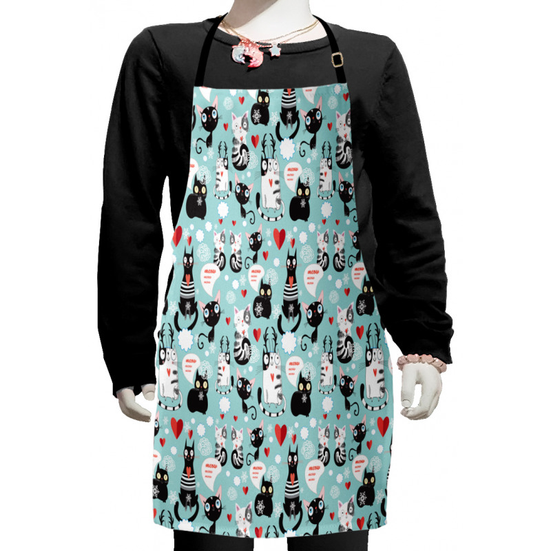 Kitties Love Daydreaming Kids Apron