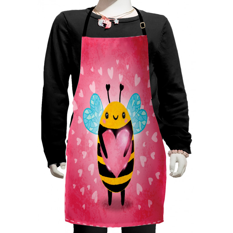 Bumblebee Cartoon Kids Apron