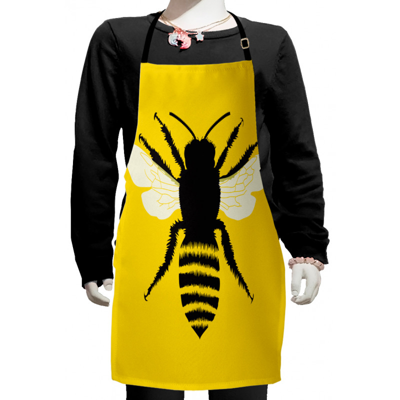 Honeybee Silhouette Kids Apron