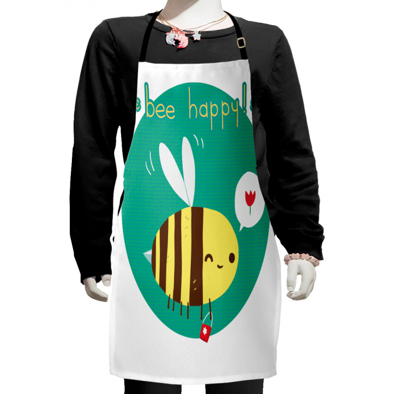 Winking Bumblebee Kids Apron