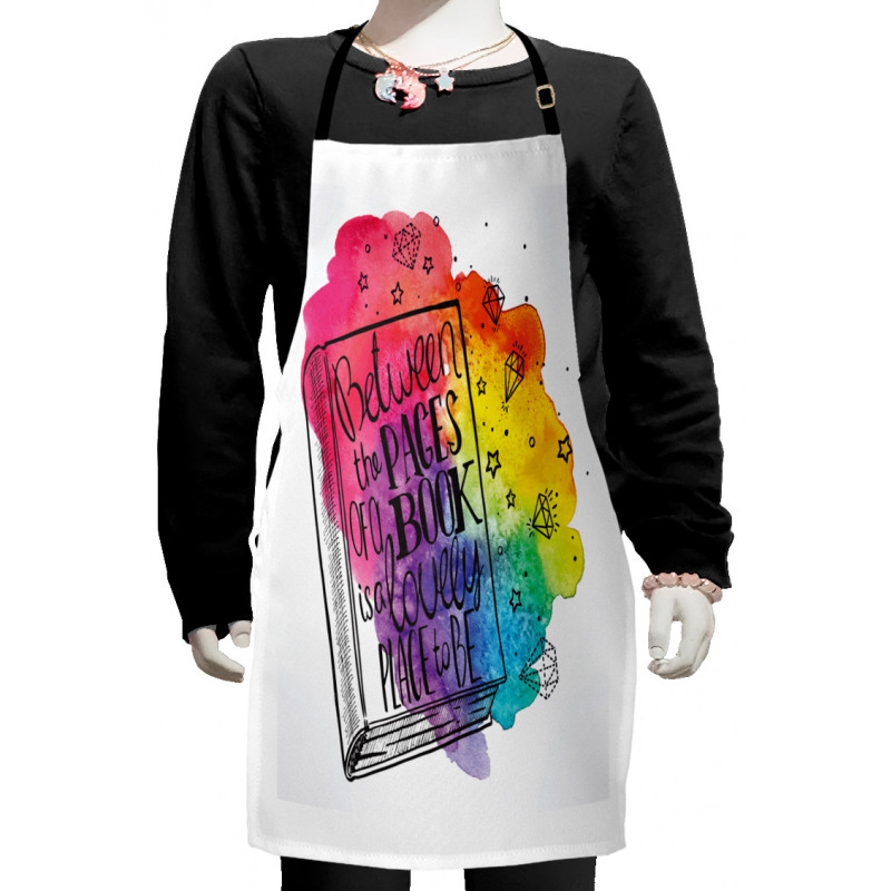 Words Between Pages Vivid Kids Apron