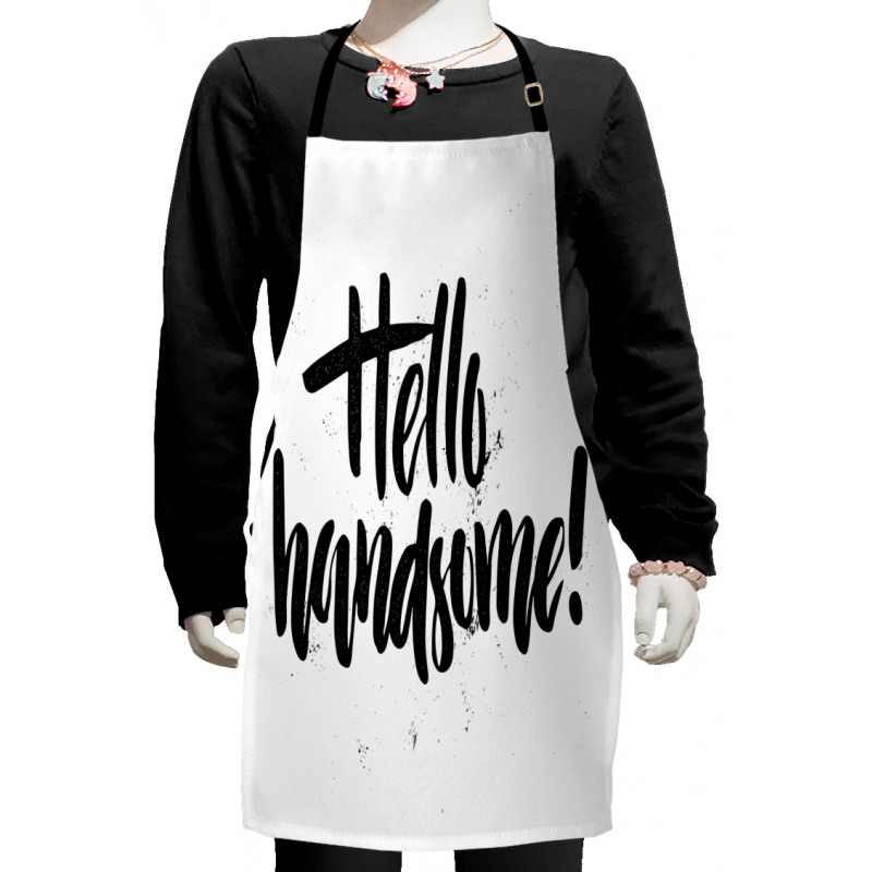 Hipster Valentines Slogan Kids Apron