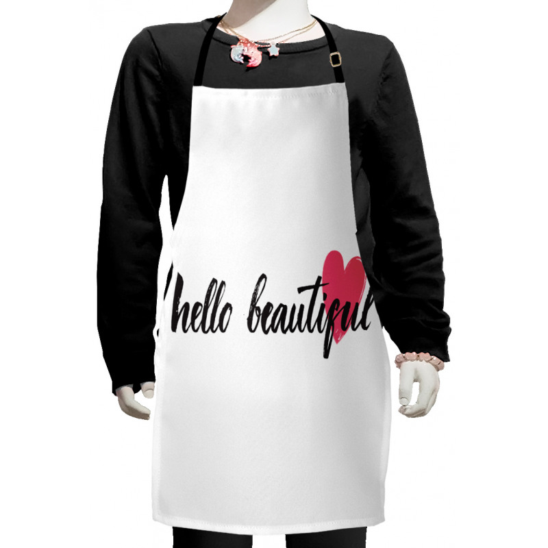 Pink Heart for Loved Ones Kids Apron