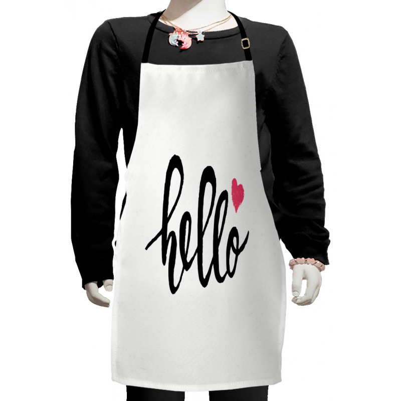 Message with Heart Kids Apron