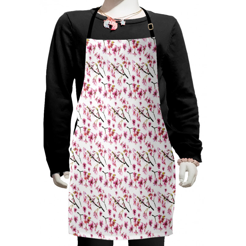 Sakura Branch Kids Apron