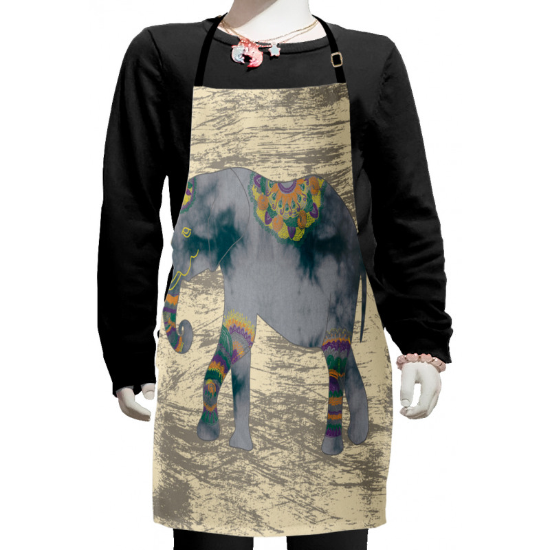 Hippie Grunge Design Kids Apron