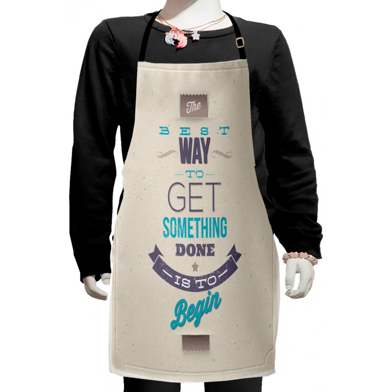 Leadership Words Kids Apron