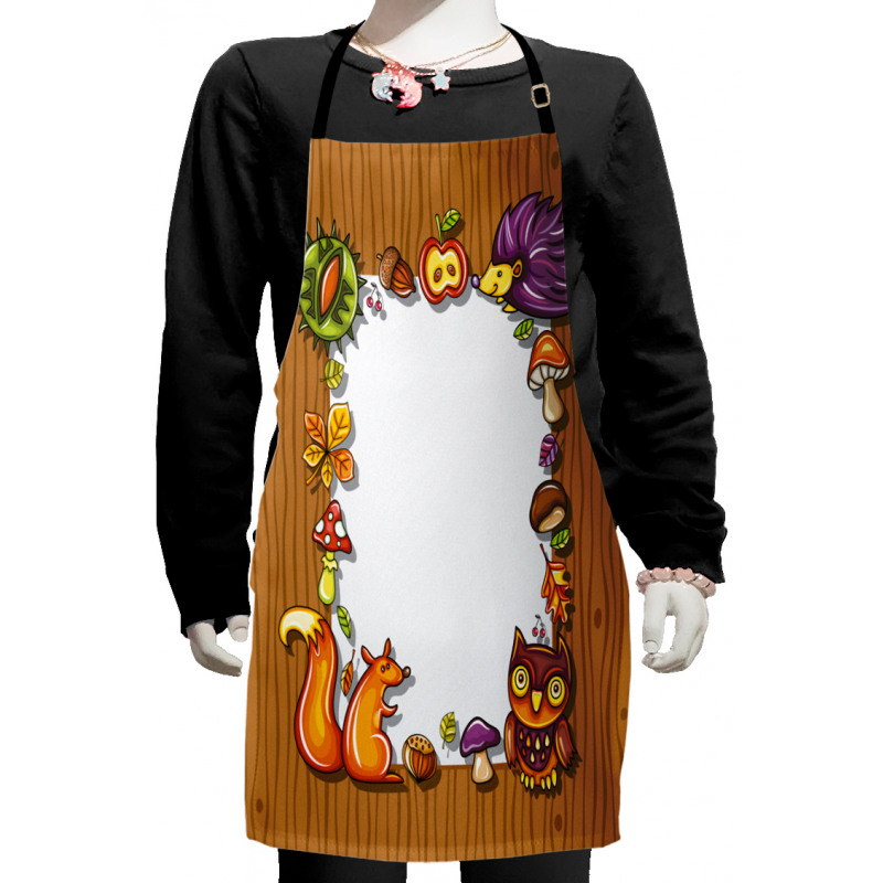 Rustic Animal Fun Kids Apron