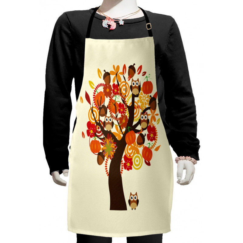 Abstract Tree Kids Apron