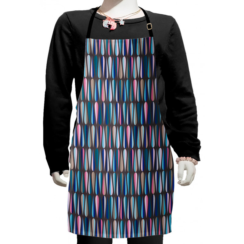 Colored Drop Shapes Kids Apron