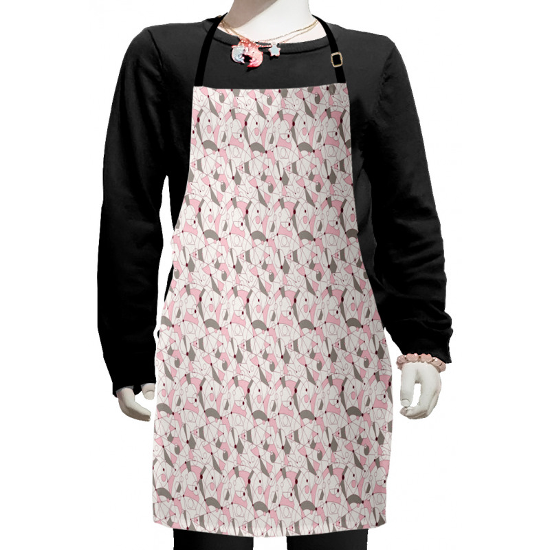 Modernist Geometric Kids Apron