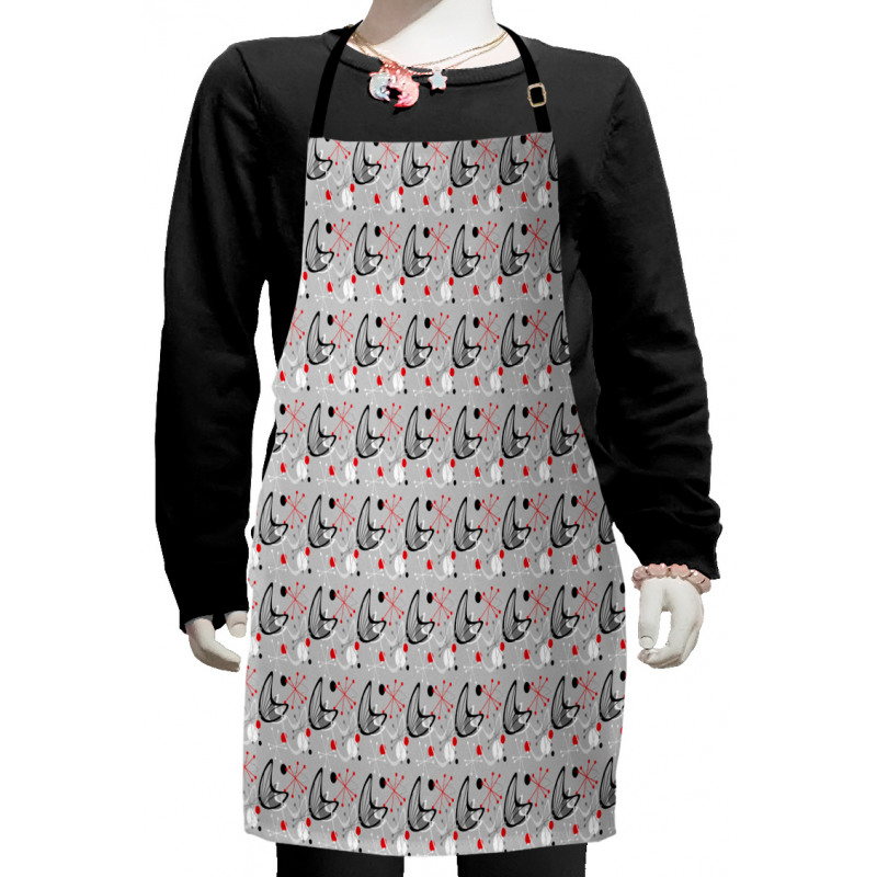 Atomic 50s Design Kids Apron