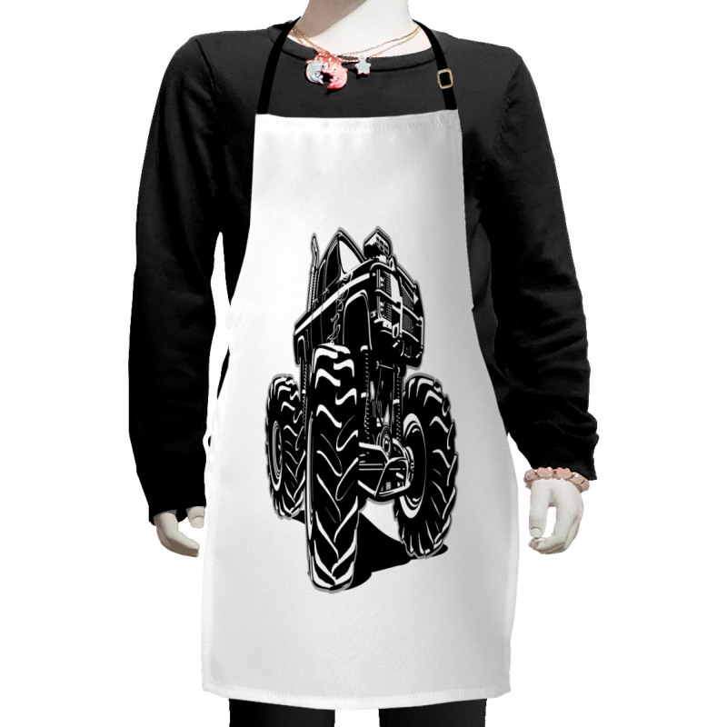 Modified Monster Pickup Kids Apron